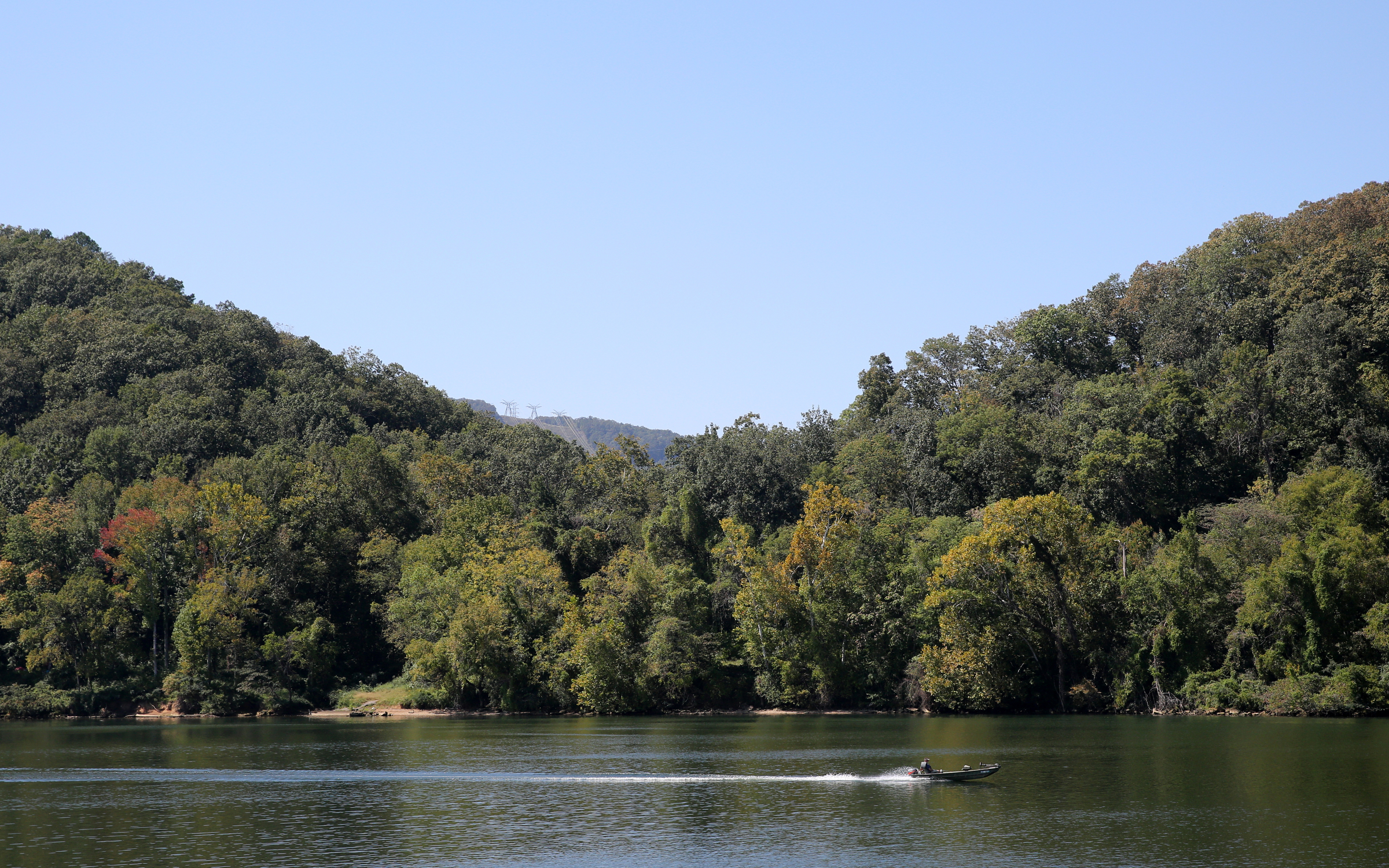 The Browns Ferry Federal Road Trail ends at the Tennessee River in Chattanooga, Tenn. A general management plan thatճ been in the works for decades to overhaul the Moccasin Bend National Archeological District received final approval earlier this month.