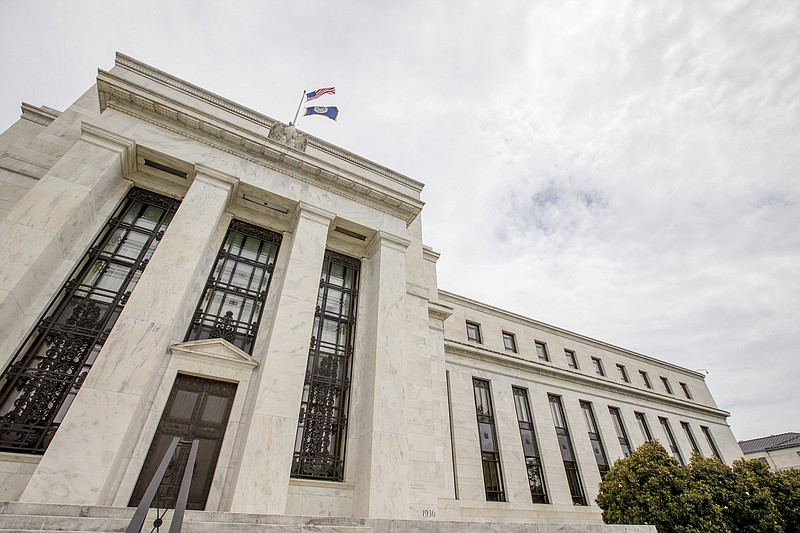 This June 19, 2015, file photo shows the Marriner S. Eccles Federal Reserve Board Building in Washington.