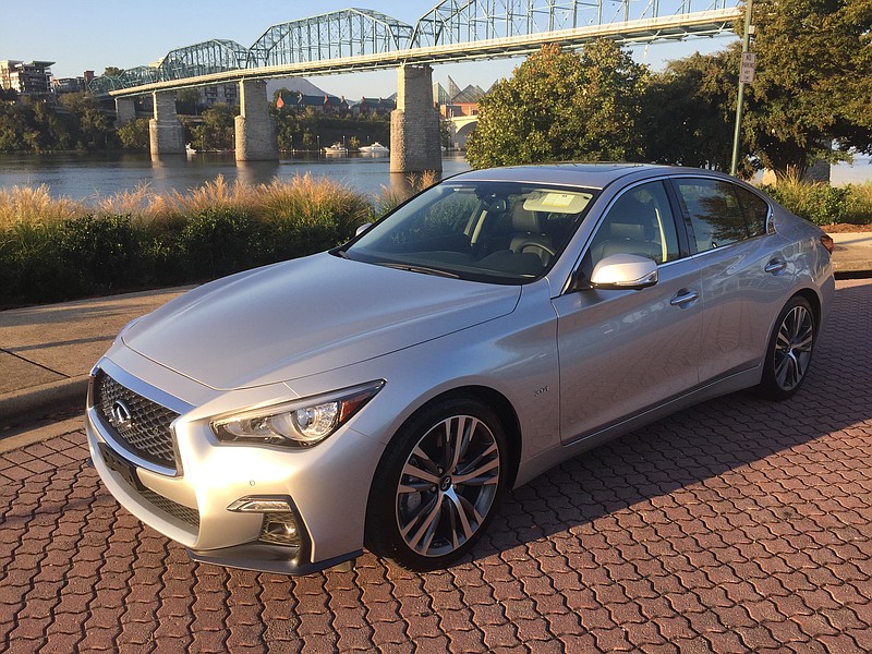 The 2018 Infiniti Q50 has a refreshed design for the new model year.


