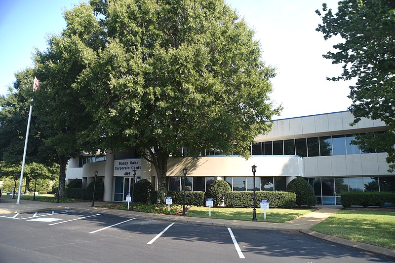 The former site of Chattanooga Gas Co. at 6125 Preservation Drive in the Bonny Oaks Office and Industrial Park.