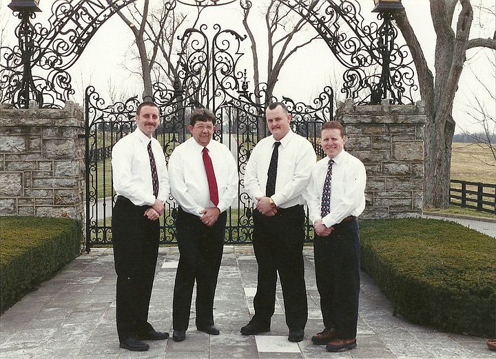 Redemption Quartet from Kentucky includes founder Kevin Strausbaugh with David Dingus, Lanny Harney and Don Tolle.