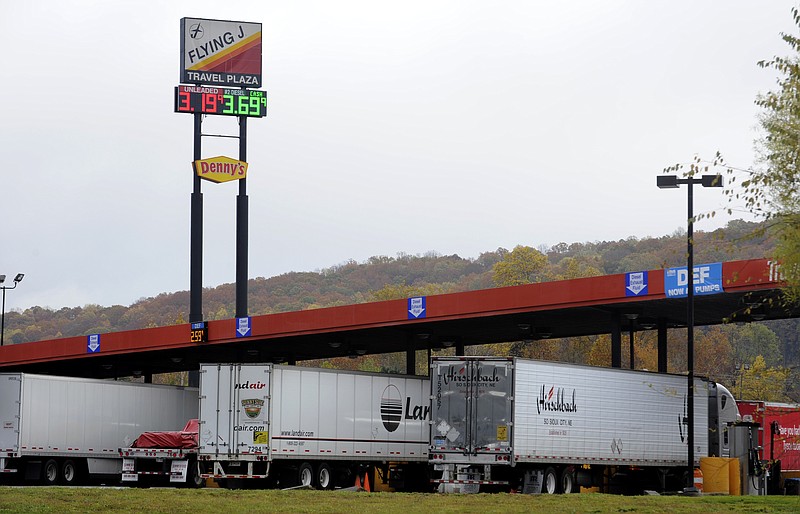 The Pilot Flying J Travel Center on Watt Road on Interstate 40/75 is shown on Nov. 4, 2011, in Knoxville. (MICHAEL PATRICK/NEWS SENTINEL)