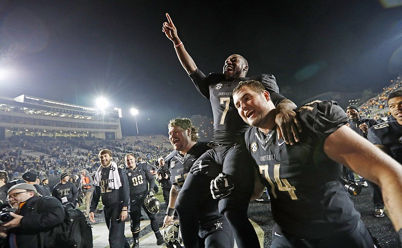 Vanderbilt running back Ralph Webb rushed for 1,283 yards last season and was carried off the field after the November victory over Tennessee, but his senior year has consisted of just 198 yards and 2.6 yards per carry.