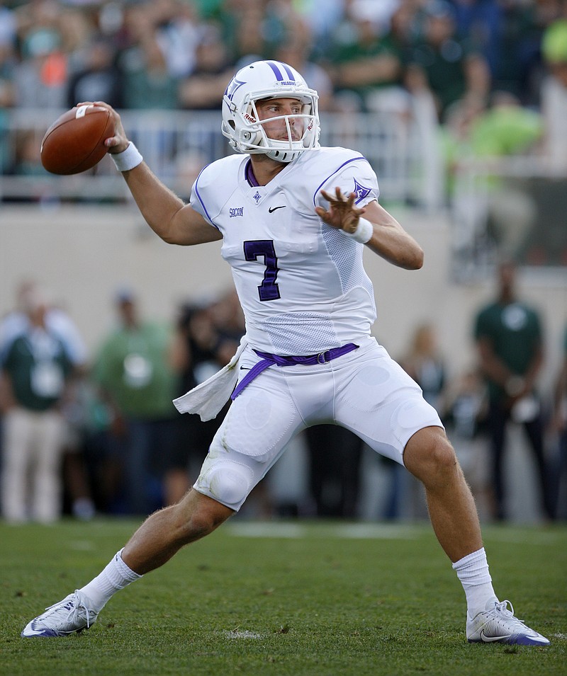 Furman quarterback P.J. Blazejowski's passing ability gives the Paladins an extra dimension on top of the triple-option plays that have been incorporated in coach Clay Hendrix's first season in charge. UTC hosts the Paladins for homcoming Saturday.