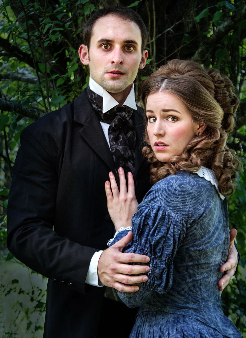 Harli Cooper and Blake Graham star in "Sleepy Hollow" at the Cumberland County Playhouse opening Friday, Oct. 13.