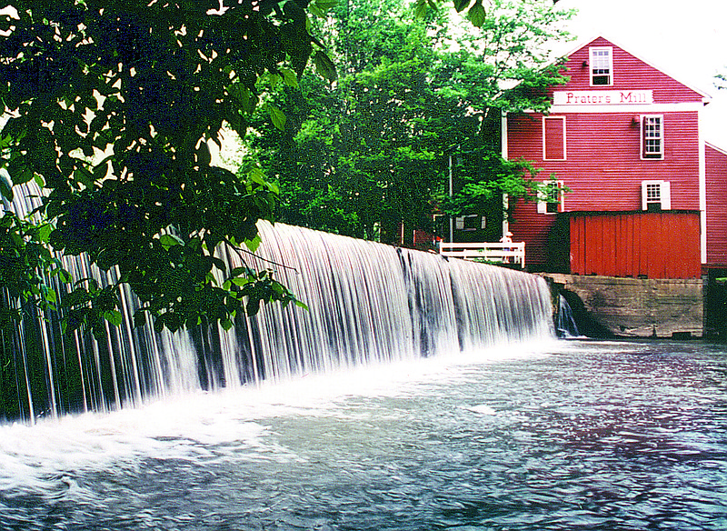 Prater's Mill Country Fair was begun by volunteers to raise funds to restore the 1855 mill.