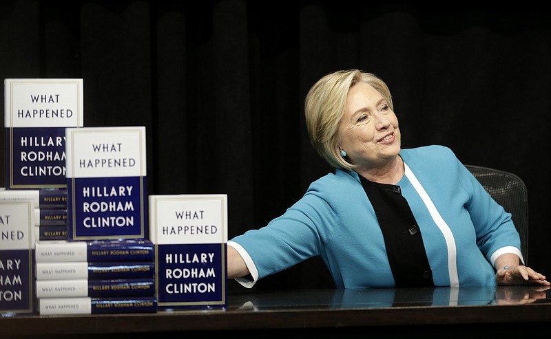 Does Hillary Clinton's book "What Happened" belong on the horror fiction or humor shelves?