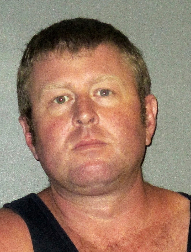 
              This undated booking photo provided by the East Baton Rouge Sheriff's Office shows Ryan Sharpe. Authorities in Louisiana have arrested Sharpe in connection with multiple shootings since July in the same area, including a Boy Scout employee who was shot and killed Monday, Oct. 9, 2017, near the camp where he worked. (East Baton Rouge Sheriff's Office via AP)
            