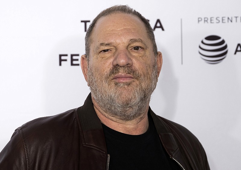 
              FILE - In this April 28, 2017 file photo, Harvey Weinstein attends the "Reservoir Dogs" 25th anniversary screening during the 2017 Tribeca Film Festival in New York. On Saturday, Oct. 14, 2016, the Academy of Motion Picture Arts and Sciences revoked Weinstein's membership. The decision, reached Saturday in an emergency session, comes in the wake of recent reports by The New York Times and The New Yorker magazine that revealed sexual harassment and rape allegations against him going back decades. (Photo by Charles Sykes/Invision/AP, File)
            