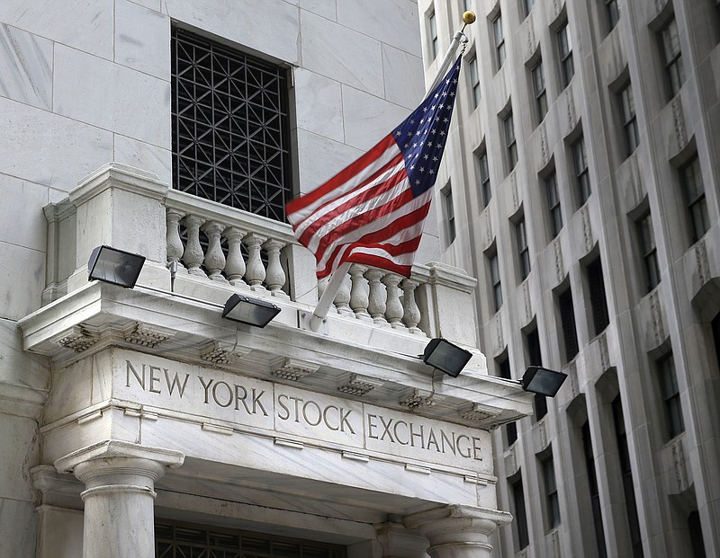 FILE - This Monday, Aug. 24, 2015, file photo shows the New York Stock Exchange. Stocks are opening higher on Wall Street, Wednesday, Oct. 18, 2017, as IBM surges on third-quarter profit and health care companies, banks and technology firms also rise. (AP Photo/Seth Wenig, File)