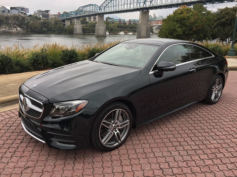 The Mercedes-Benz E400 4Matic Coupe is a luxury sports coupe with a twin turbocharged engine.


