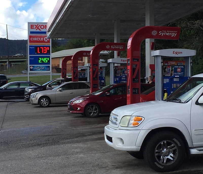 The Circle K Exxon station on Cummings Highway,