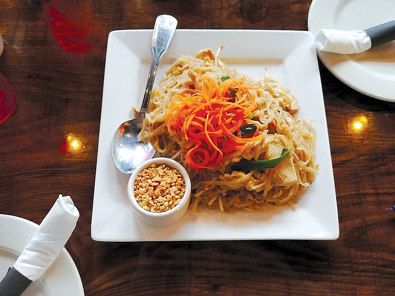 The pad Thai at Alex Thai Food was the only dish served communally.