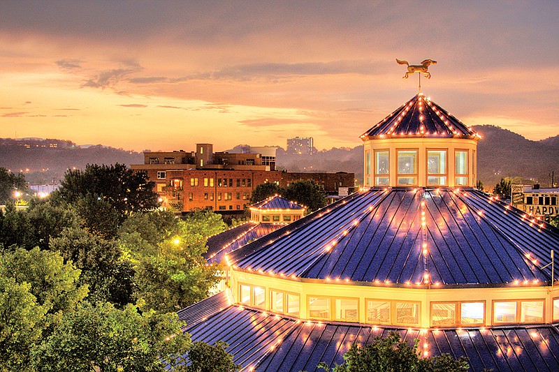 Coolidge Park at night