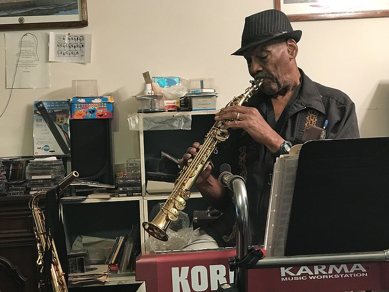 R.T. Bolden taught himself to play several instruments including the alto sax.