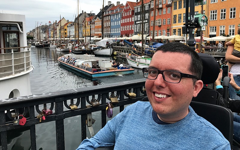 Cory Lee Woodard is pictured during a recent trip to Copenhagen, Denmark.