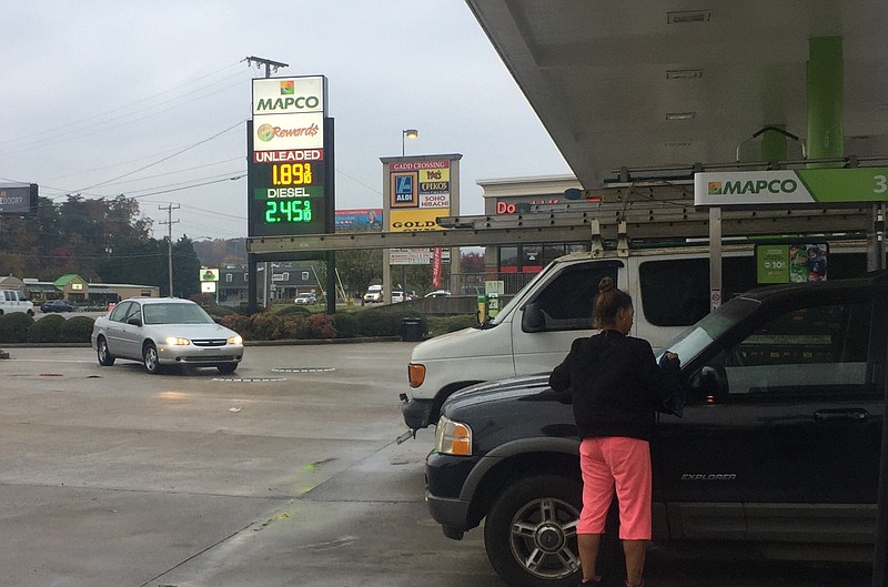 Exxon and Mapco stations at Highway 153 and Gadd Road are selling the cheapest gas in the country today at $1.89 per gallon for regular fuel.