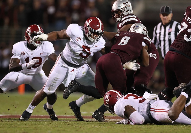 Defensive lineman Da'Shawn Hand is among the Alabama seniors who will be playing in Bryant-Denny Stadium for the final time Saturday when the top-ranked Crimson Tide host Mercer.