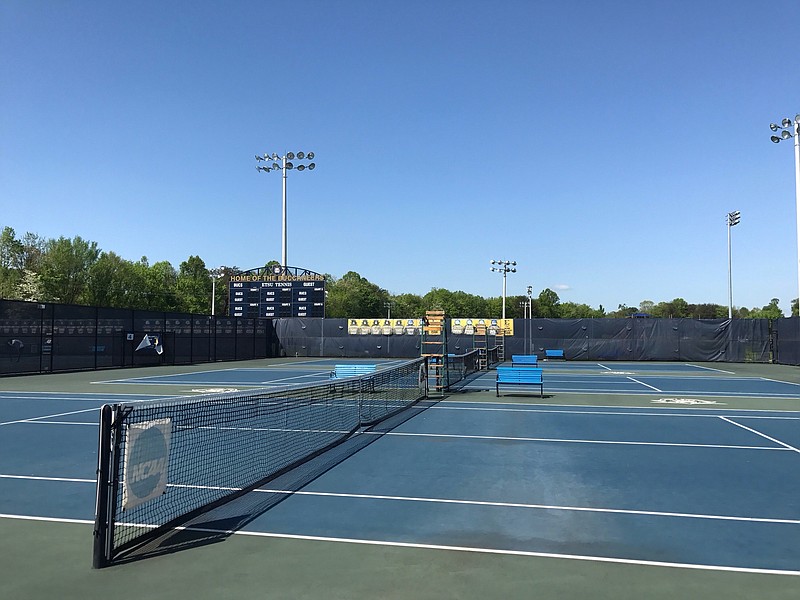ETSU tennis court.