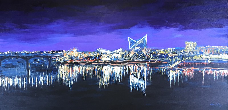 Mike Berry's "Riverfront Lights."