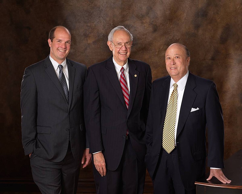 Michael Thomas, Neil Thomas and Tom Winston, from left, have formed a new law firm and healthcare consulting business.