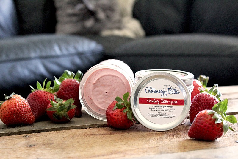 The strawberry butter started it all, but Chattanooga Butter now boasts nine other flavors and is trying out new ones all the time. (Contributed photo)