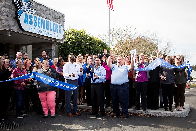 Assemblers Inc. moved into a new and bigger headquarters in Chattanooga.