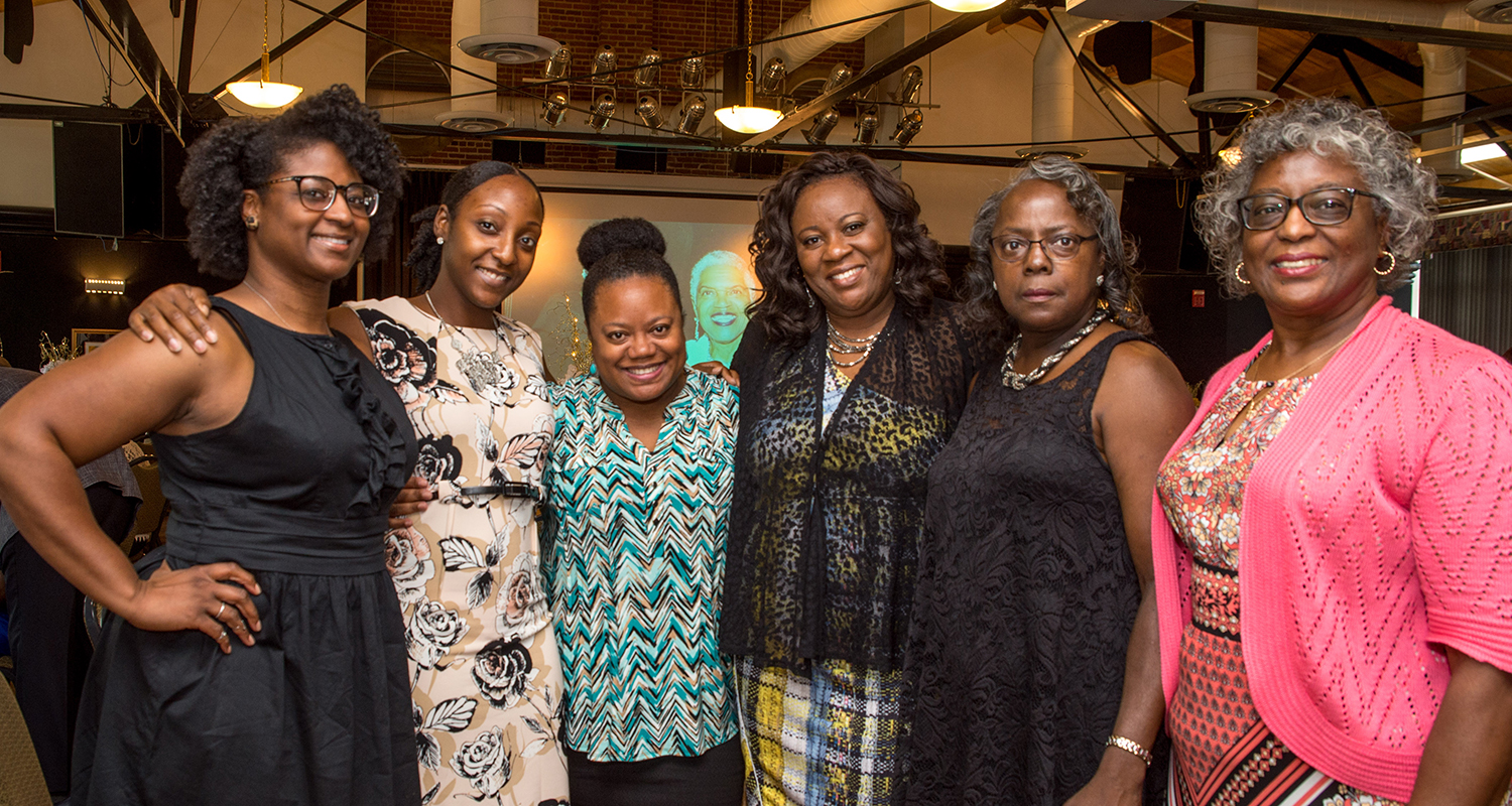 Nyasia Hundley, Chereka Graves, Sharon Griffin, Bridget Pace, Jean Schley and Michele Sullins