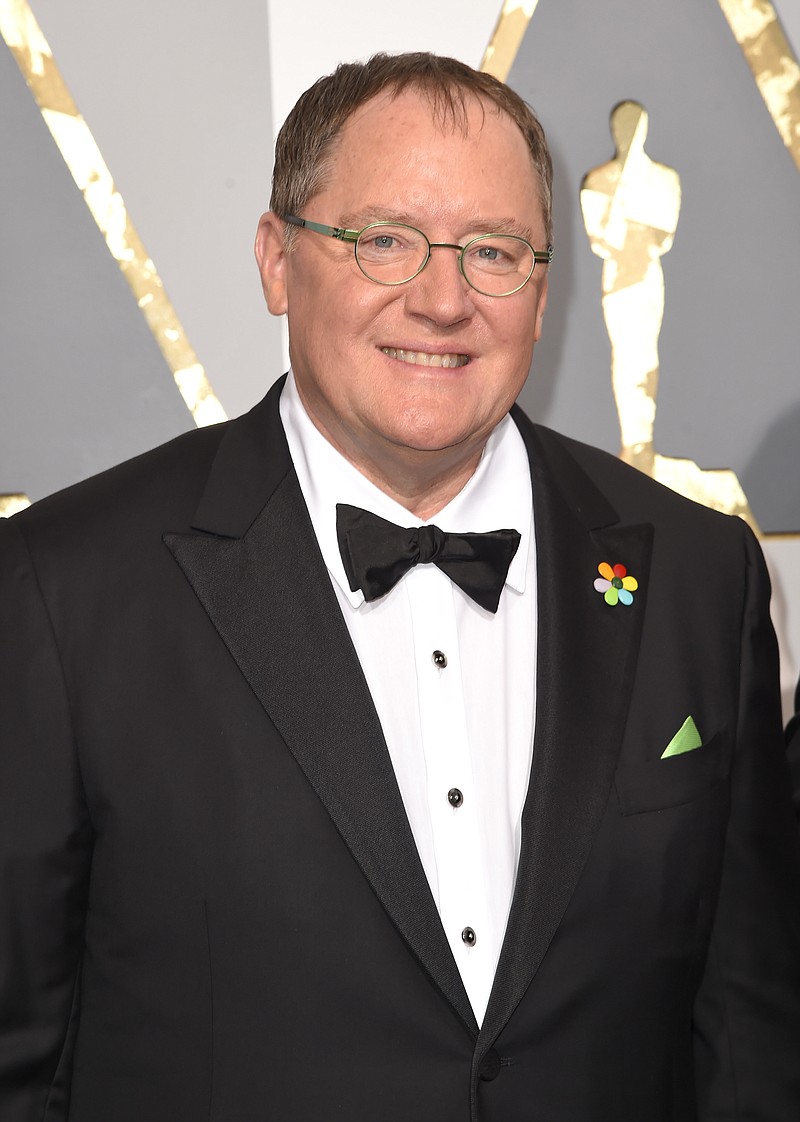 In this Feb. 28, 2016, file photo, Pixar co-founder and Walt Disney Animation chief John Lasseter arrives at the Oscars in Los Angeles. Lasseter is taking a six-month leave of absence citing "missteps" with employees. (Photo by Dan Steinberg/Invision/AP, File)