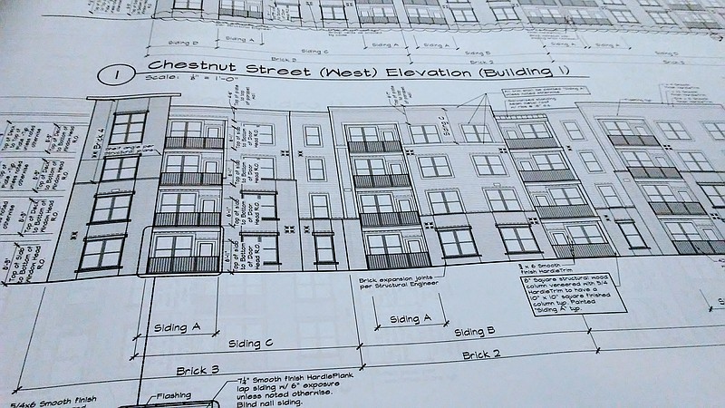 Plans for Chestnut Flats have been filed at the city of Chattanooga's Land Development Office.