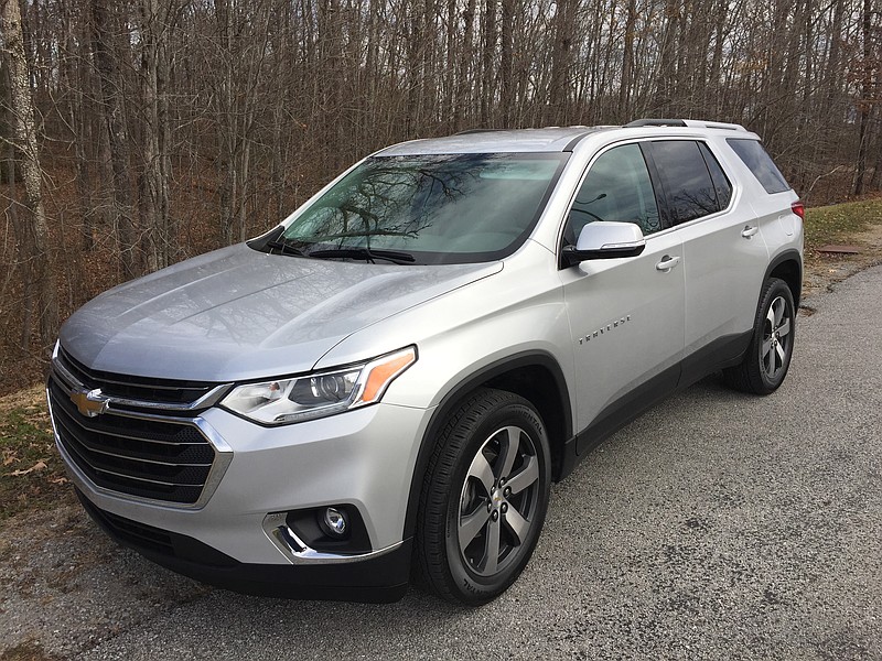 The 2018 Chevy Traverse has downsized exterior dimensions for better handling. (Staff Photo by Mark Kennedy)