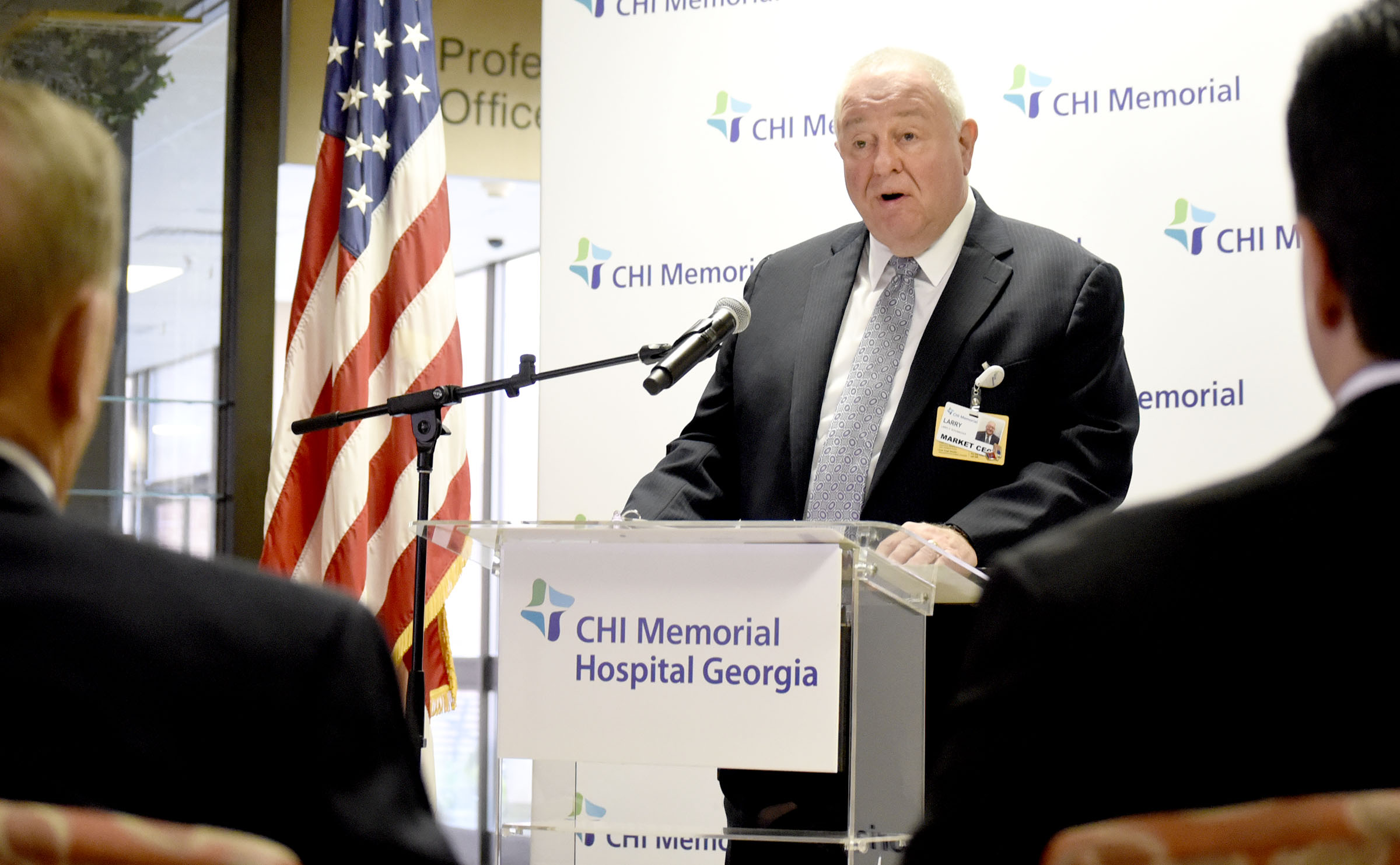 Larry P. Schumacher, RN, FAAN Chief Esecutive Officer, CHI Memorial and Senior VP of Operations, Southeast Division, CHI, announces the purchase of Cornerstone Medical Center. CHI Memorial Hospital will purchase Cornerstone Medical Center in late December, CEO Larry Schumacher announced December 1, 2017. In addition, CHI Memorial will purchase the former Hutcheson Medical Center ambulatory surgery center, located on Battlefield Parkway in Ringgold. The center has been owned by Regions Bank since Hutcheson shut down. on December 1, 2017.