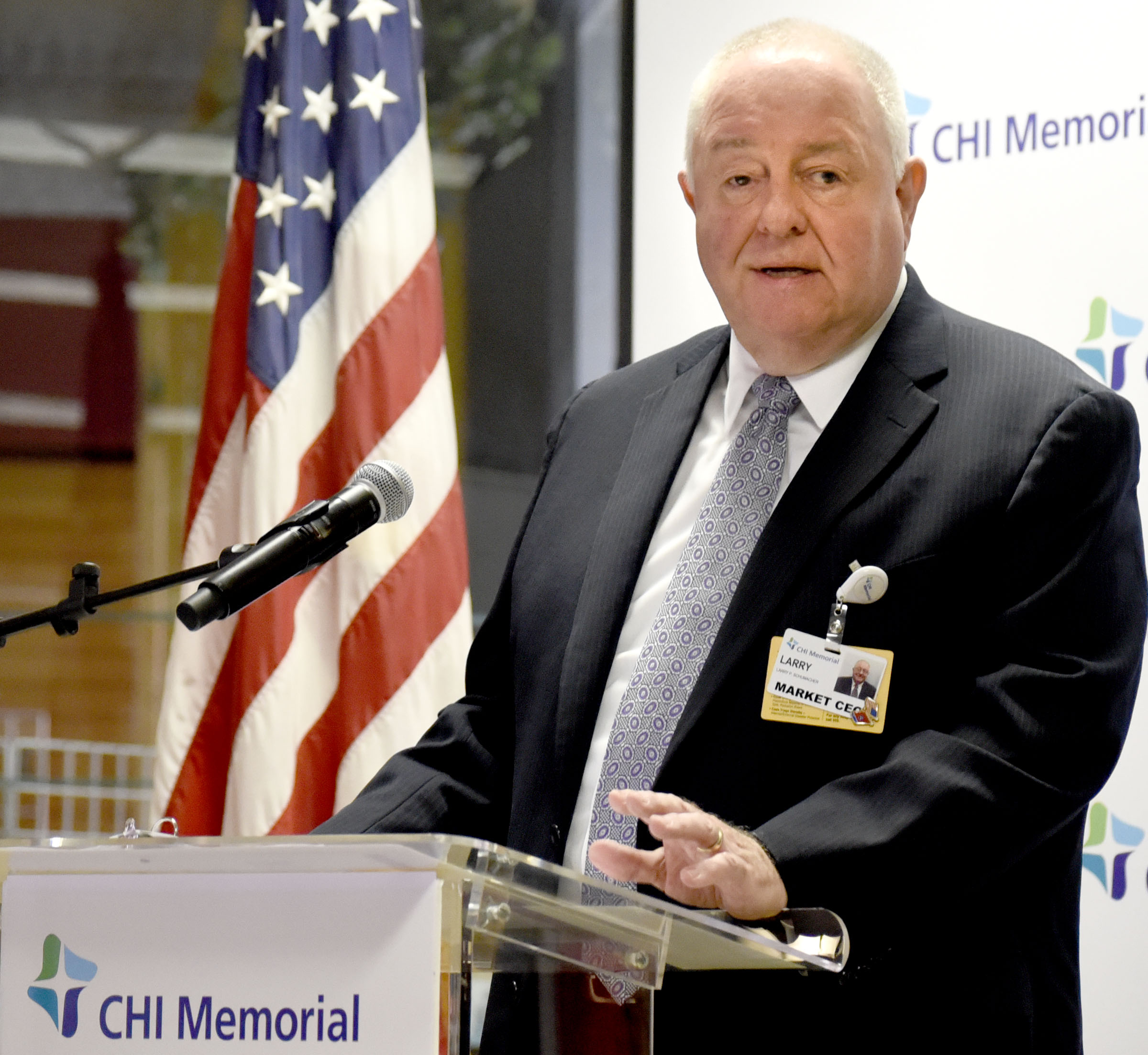 Larry P. Schumacher, RN, FAAN Chief Esecutive Officer, CHI Memorial and Senior VP of Operations, Southeast Division, CHI, announces the purchase of Cornerstone Medical Center. CHI Memorial Hospital will purchase Cornerstone Medical Center in late December, CEO Larry Schumacher announced December 1, 2017. In addition, CHI Memorial will purchase the former Hutcheson Medical Center ambulatory surgery center, located on Battlefield Parkway in Ringgold. The center has been owned by Regions Bank since Hutcheson shut down. on December 1, 2017.
