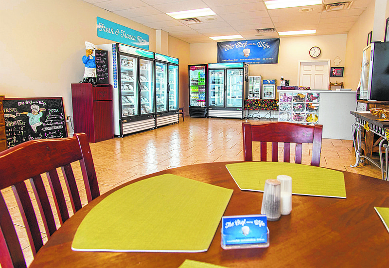 Inside of the new Chef and His Wife's East Brainerd location. (Photo by Mark Gilliland)