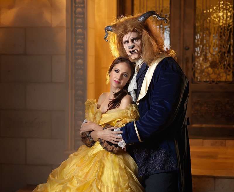 Jordan Otis and Scott Shaw play the leads in the Chattanooga Theatre Centre's production of "Beauty and the Beast," which opens tonight and continues weekends through Dec. 30, with the exception of Dec. 22-24. (Cansler Photography)