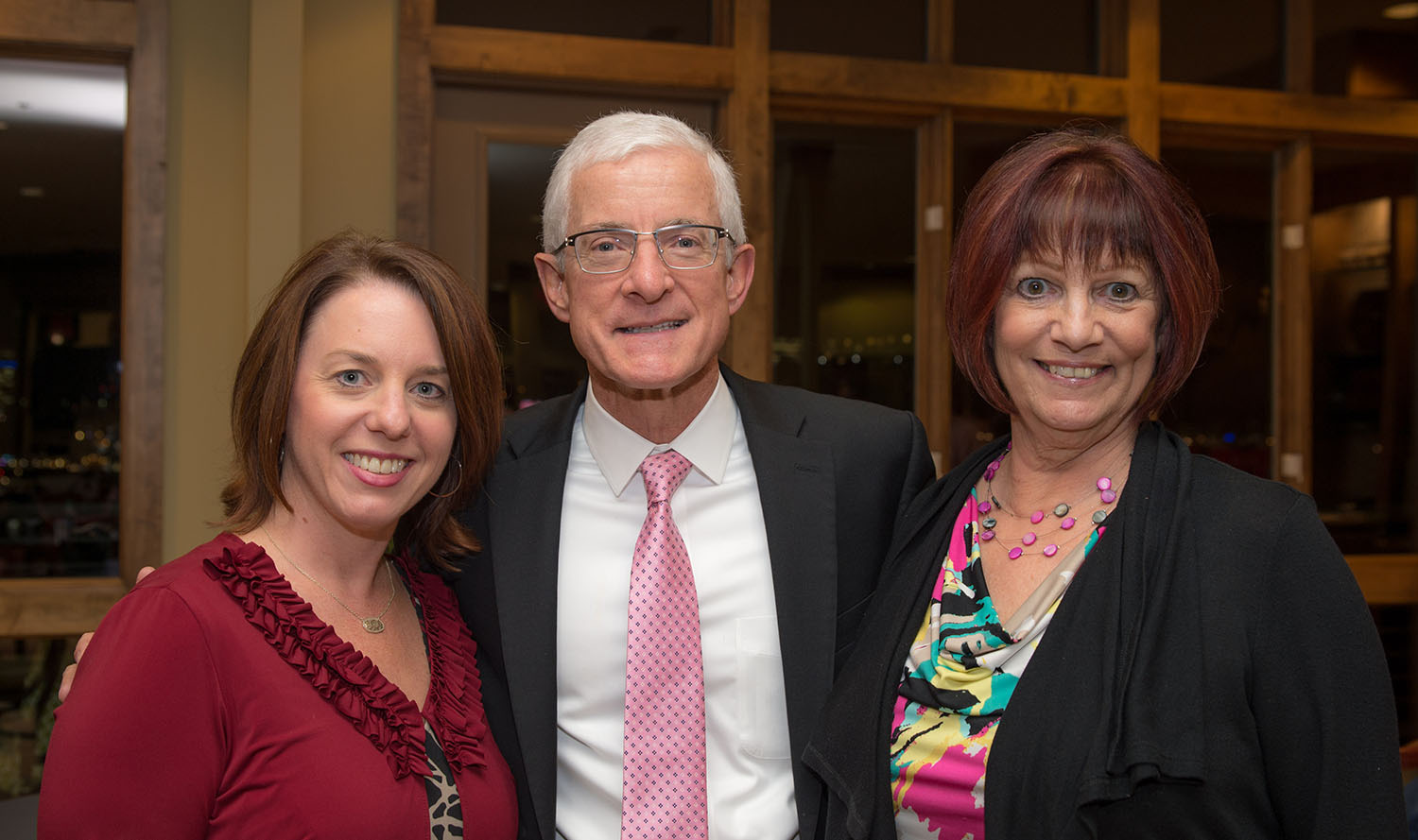 Dr. Cathy Payne, Dr. Cy Huffman and Mary Lou Mackey
