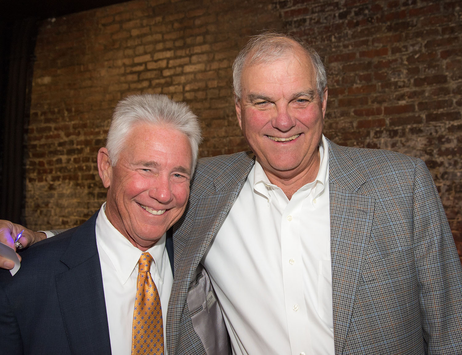 Coach Vince Stafford and Roger Dickson