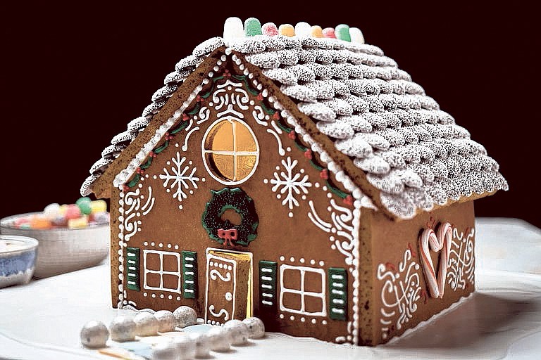 Making a gingerbread house is a rewarding, hands-on way to connect to holiday traditions of the past. (Karsten Moran/New York Times News Service)