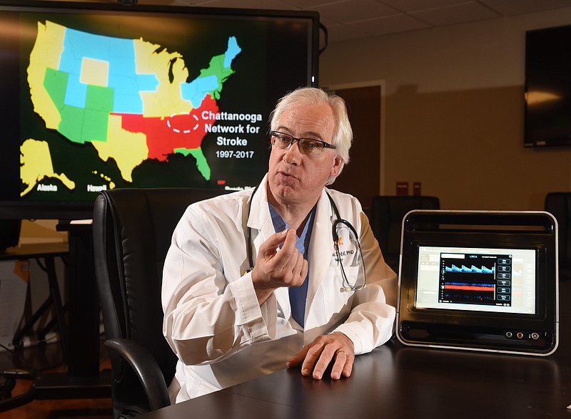 Thomas Devlin, MD, Executive Director of the Erlanger Neuroscience Institute, talks about a new portable diagnostic tool for stroke detection.