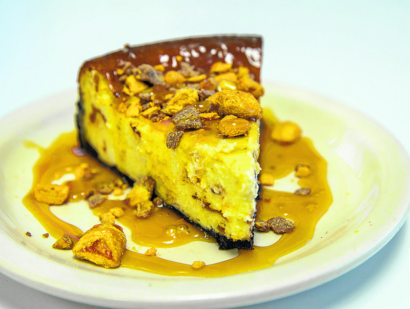 Butterfinger cheesecake at Track's End. (Photo by Mark Gilliland)