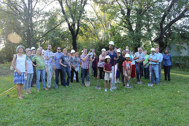 Church representatives from four different denominations gathered to break ground on Chattanooga's first multi-faith Habitat for Humanity project.