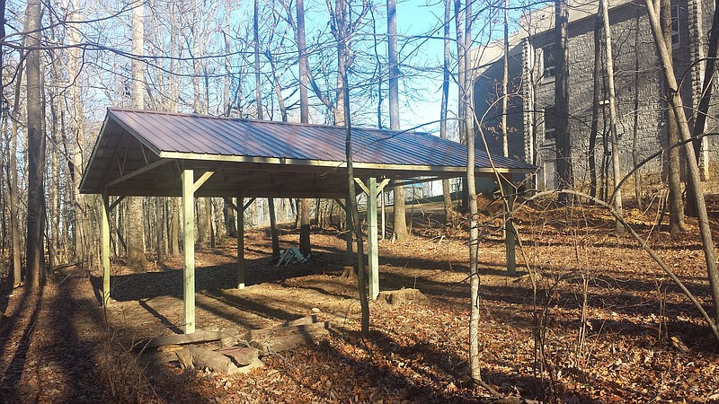 Thraser Elementary continues to offer more opportunities for outdoor learning with a new pavilion funded by TVA employees. (Contributed photo)