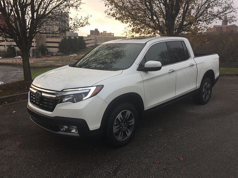 The 2018 Honda Ridgeline has been redesigned to look more truck-like.


