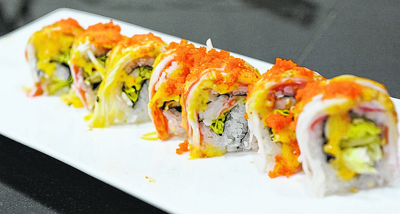 The Chattanooga Roll at Chef Lin. (Photo by Mark Gilliland)