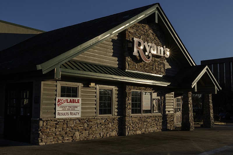 The former Hixson Pike location of Ryan's Steakhouse is seen Wednesday, Jan. 3, 2018, in Chattanooga, Tenn. The 11,000-square-foot restaurant was bought by Bill Raines for $1.5 million to be leased to a new business set to open in April.