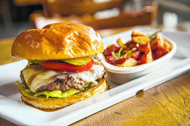 The Carnie Burger at Mellow Mushroom. (Photo by Mark Gilliland)