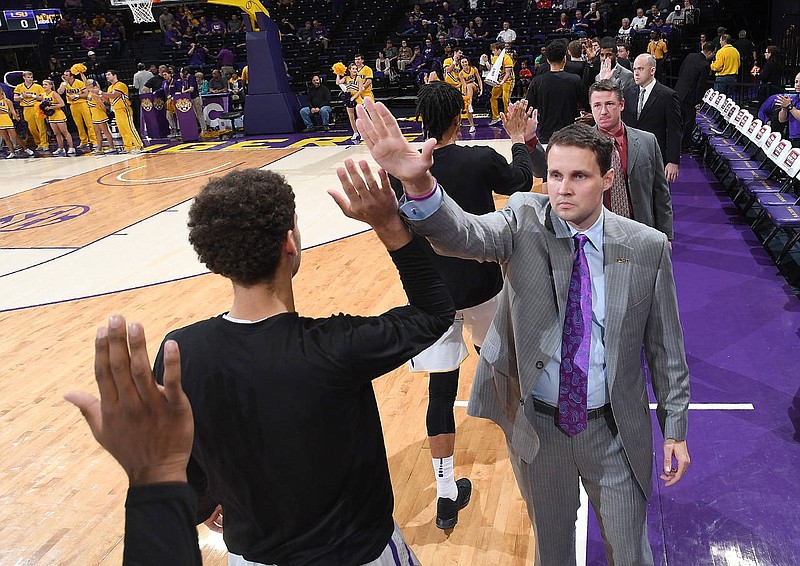 LSU Photo

In his first season as LSU men's basketball coach, former UTC boss Will Wade has guided the Tigers to an 11-4 record and a 2-1 mark in Southeastern Conference play with consecutive road wins at Texas A&M and Arkansas. (LSU photo)
