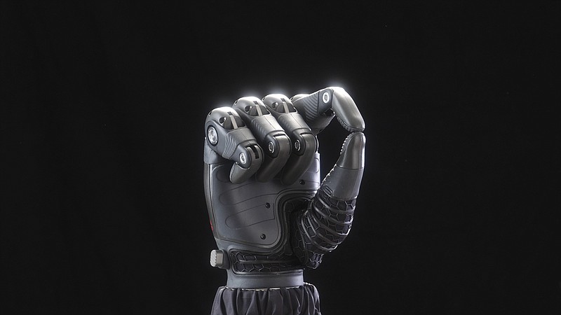 Taska Prosthetics Limited displays its patented TASKA hand, which features 23 grip patterns with flexible compliant fingers.