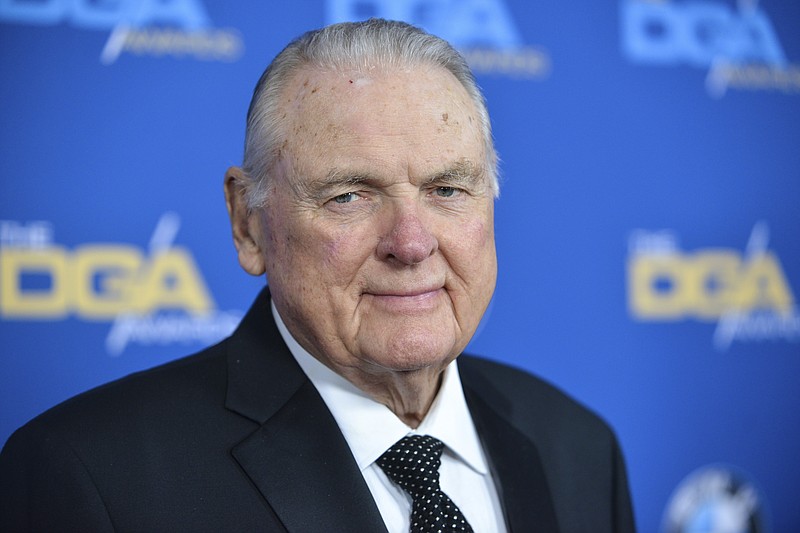 FILE - In this Jan. 25, 2014, file photo, Keith Jackson arrives at 66th Annual DGA Awards Dinner at the Hyatt Regency Century Plaza Hotel in Los Angeles.