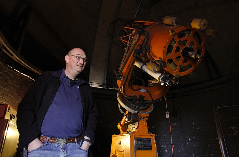 Operations manager Jack Pitkin will lead weekly Sunday night planetarium lectures at the University of Tennessee at Chattanooga's Clarence T. Jones Observatory in Brainerd. The series starts Jan. 21.